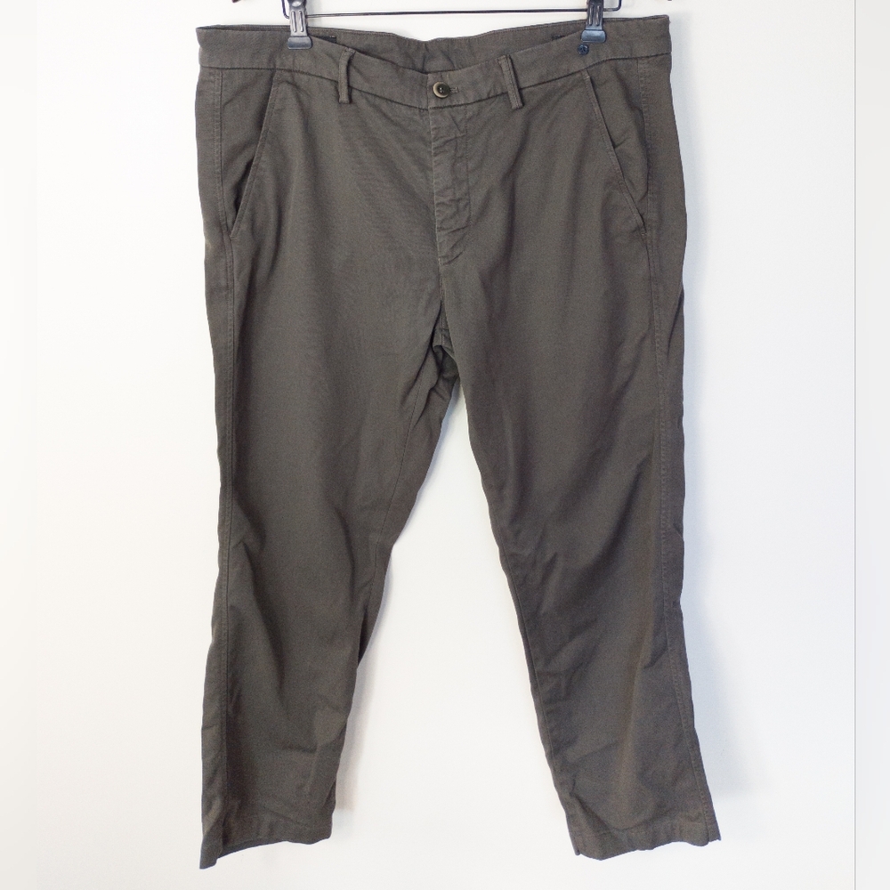 Mason's Torino Jersey Stretch Cotton Pants Size Euro 56 Green